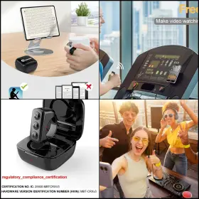 Adzerd 770523739793 Remote Control For Tiktok Page Turner Bluetooth Camera Video Recording