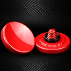 Ajart 632726079550 Soft Shutter Release Button 2 Pack/red High-end Concave Camera