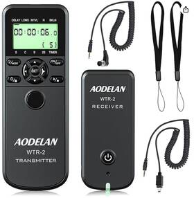 Aodelan 1009 Wireless Timer Remote Shutter Release For Cameras- Wtr-2