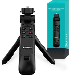 Aodelan 445051467496 Mini Shooting Grip And Tripod With Wireless Remote Shutter For Sony Zv-e