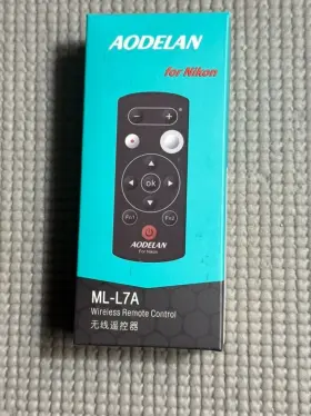 Ml-l7a Aodelan 699810163144 Shutter Release Remote Control For Nikon Z7ii Z6ii Z50 Z30 P1000