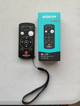 Aodelan Ml-l7a Wireless Shutter Release For Nikon Z6ii Z7ii Zfc Z50 P1000 P950