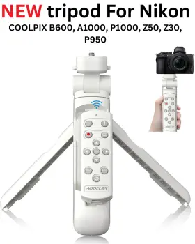 A1000 Aodelan Tg-1n New Nikon Camera Grip Tripod With Remote Shutter Z50 P1000 P950 B600