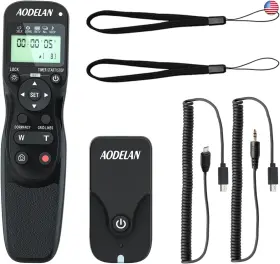 Ztc-100 Aodelan Wireless Shutter Release Timer Zoom Controller Camera Remote Control