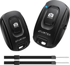 Atumtek 705353070808 Camera Remote Shutter 2 Pack For Apple Device And Android Bluetooth 5.2 Selfie