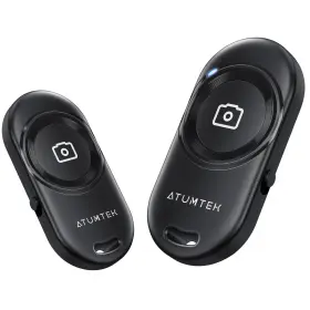 Atyk185 Atumtek Camera Remote Shutter For Iphone And Android Smartphones 2 Pack Wireless P