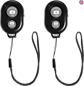 Belijean 4242486406068 Bluetooth Remote - Compatible With All Iphone Ipad And Tablets 2 Pack