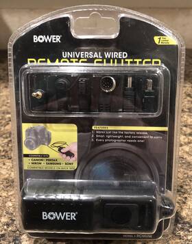 Bower 636980411200 Rcwuni Universal Wireless Remote Shutter New In Package
