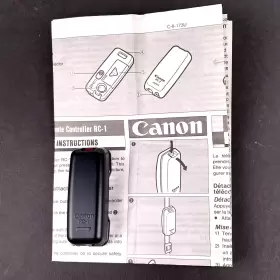24665a001 Canon Remote Control Rc-1 For Eos Cameras Plus Instructions