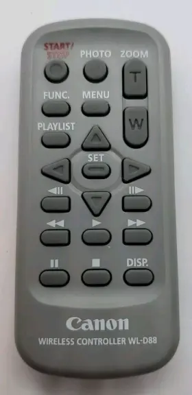 Wl-d88 Canon Fs100 Hfs100 Hf200 Original Vixia Remote Control Hf100 Hf11 Hfs10 Hf20