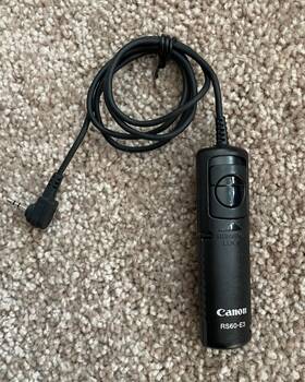 Canon Rs60-es Rs60- E3 Remote Shutter Release Cord For Select Cameras
