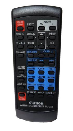 Canon Wl-d82 Wireless Controller For Zr85/zr90 Minidv Camcorder Excellent Cond