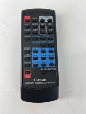 Canon Wl-d83 Remote Controller Wl D83 Oem Wireless Optura 400 Elura 60 65 70