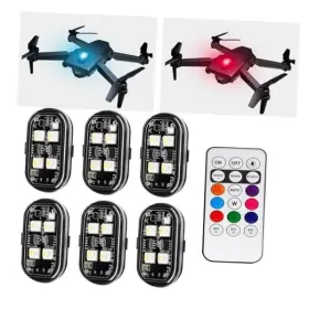 China 605951282347 6pcs Wireless Led Strobe Lights 8 Colors Aircraft With