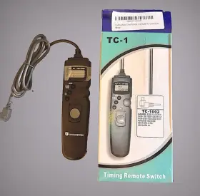 Ecc-3ljfam33j3416 Cowboystudio Timer Remote Control Shutter Release For Canon Eos 50d 5d Mark Ii 7d 1d