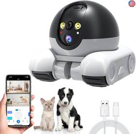 Denash Dena-shdx-87rigk Pet Camera Home Security 1080p Indoor Movable Cameras 2 Way Talk Motion