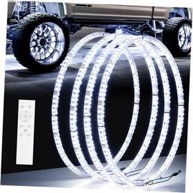 Ehaho Eha-rl-wh2-17in-1207 17 Inch Super Bright Double Row Pure White Wheel 4 Wheel-17 2-row