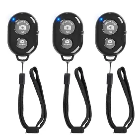 Eszkozta 424640514260 Wireless Remote Shutter For Cellphones And Tablets 3 Pack Aoqiyue Bluetoot