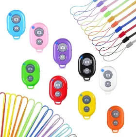 Rs-000 Eszkozta Cellphone Remote Shutter For Smartphones And Tablets Colorful-9-pack Aoqiy
