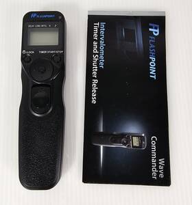 Flashpoint 840014107797 Wave Commander Wireless Intervalometer Timer And Shutter Release New