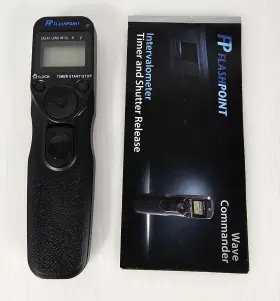 Flashpoint 840014107797 Wave Commander Wireless Intervalometer Timer And Shutter Release New