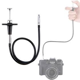 Fotasy 662578170020 Jjc 40cm Black Mechanical Cable Shutter Threaded Release With Bulb-lock For F