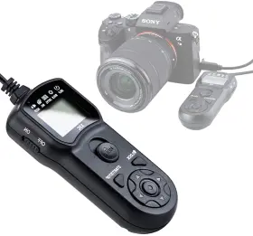Fotasy 746175870214 Jjc Intervalometer Timer Remote Shutter Cord Sony Alpha Camera Fits A7