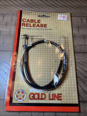 Gold Line Sd0311-21 Star 20 Inch Cable Release Shutter In Original Box Japan