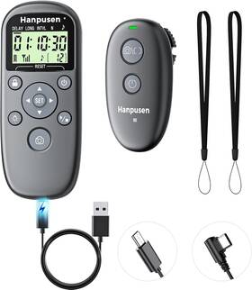 Hanpusen B0ghrjn2b3 Sony Rechargeable Camera Remote Control With Timer Intervalometer Wireless Shut