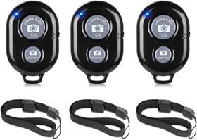 Haromala H-rs01 3 Pack Wireless Camera Remote Control - For Black-black