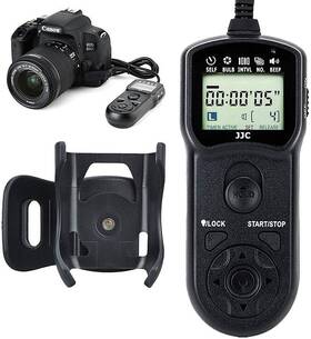 Jjc 939922202626 Intervalometer Replaces Canon Rs-60e3 Timer Remote Control Shutter Release Fo