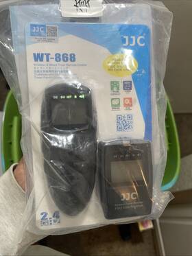 Jjc 950291540355 Wt-868 Universal Wireless Camera Shutter Release Timer Remote With Cable