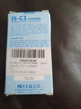 Is-c1 Jjc Wireless Infared Remote For Canon Cameras