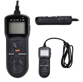 Jjc Tm-pk1 Wire Multi-function Lcd Timer Remote Control For Pentax Kp K-70 As Cs-310