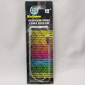 Kalimar K-s12 Stainless Steel Cable Release 12 Inch Screw Lock Vintage Camera Accessory