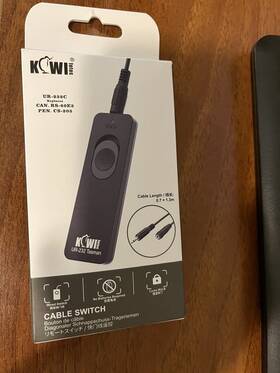 Kiwi Fotos Ur-232c Ur-232 Tasman Remote Shutter Button New Open Box