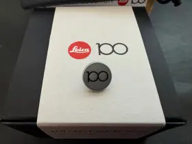 19692 Leica 100 Years Soft Release Button Silver Over Brass New