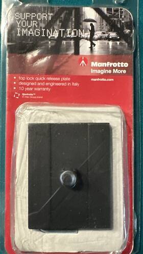 Manfrotto Bgmsq6pl Msq6pl Quick Release Plate For Q6 Top Lock System