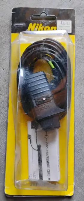 2506048 Nikon Vintage Mc-12a Motor Remote Trigger Shutter Release Cord - Vgc