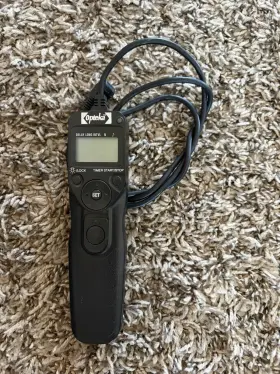 Rt-1001 Opteka Wired Timer Remote Shutter Intervalometer For Canon Dslr