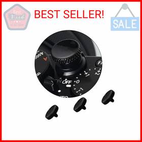 Panzong 445017850881 Soft Shutter Release Button 3 Pack Black High-end Pure Copper Camera B