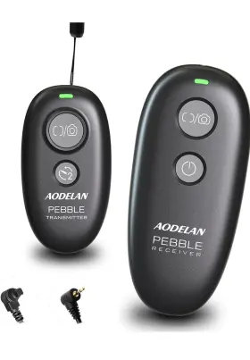 2906 Pebble Aodelan Wireless Shutter Remote Works 80 Meters Srr-pebble