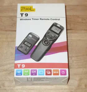 Pixel 895152397452 T9 Wireless Timer Remote Control - Camera Shutter Release Nikon/fuji/kodak