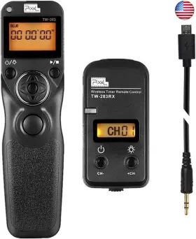 Tw283-90 Pixel Tw-90 Wireless Shutter Release Timer Remote Control Compatible With