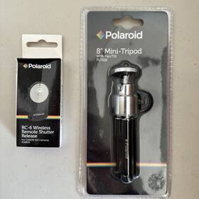 Polaroid 840102105254 Rc6 Wireless Shutter Release Remote Control For Canon 8 Inch Mini-tripod