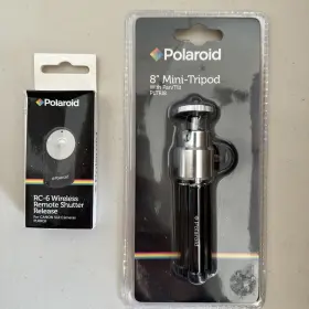 Polaroid 840102105254 Rc6 Wireless Shutter Release Remote Control For Canon 8 Inch Mini-tripod