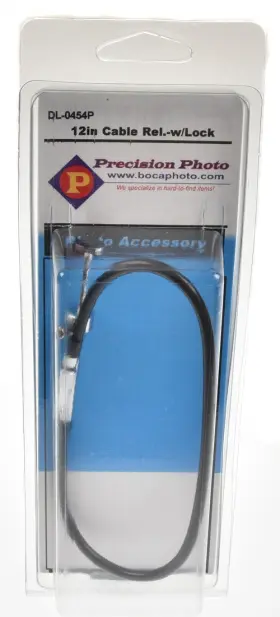 Dl-0454 Precision Photo 12 Inch 30cm Deluxe Camera Shutter Cable Release With Lock New