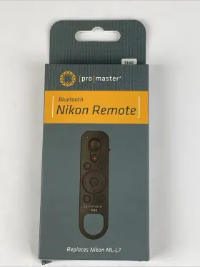 Ml-l7 Promaster 029144013400 #1340 Wireless Bluetooth Remote Control For Nikon New In Box