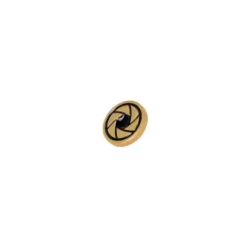 Promaster 029144778200 Deluxe Soft Shutter Button - Bright Brass Leaf Design #77820