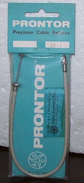 Prontor 074299296956 Cr1 Precision Cable Release New Old Stock West Germany